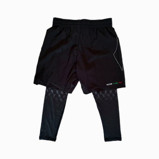 Palestine Dual Layer Shorts - Long