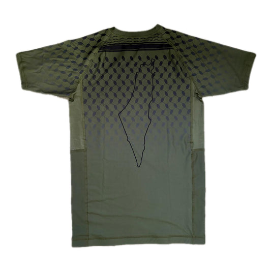 Palestine Rashguard - Khaki Green