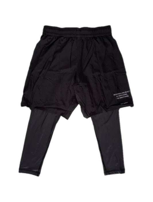Strong Believer Dual Layer Long Shorts
