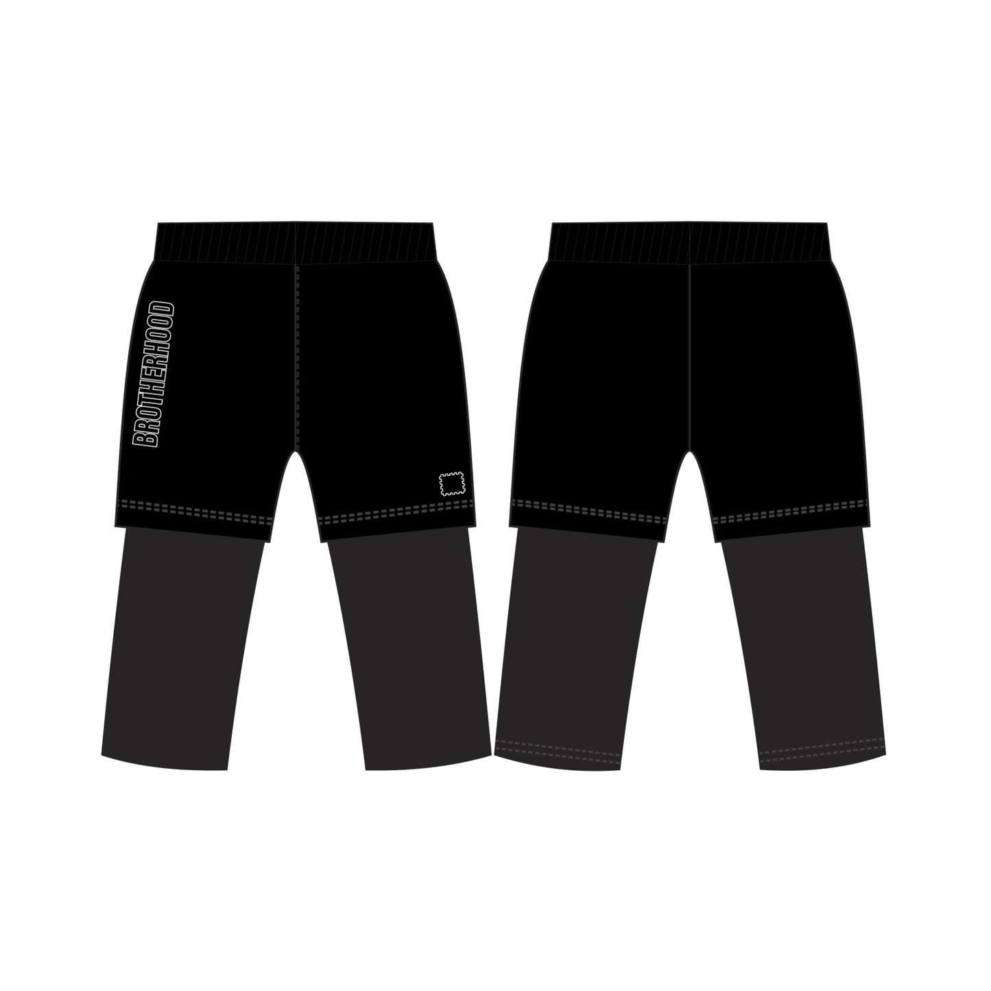 Brotherhood Dual Layer Shorts - Long